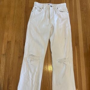Zara White Jeans